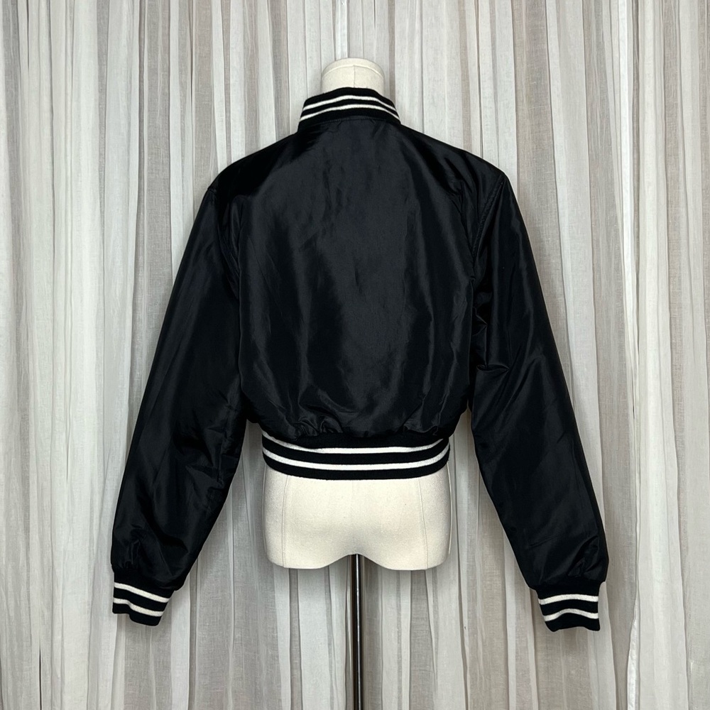 Y2K Playboy Black & White Reversible Varsity Jacket - Picture 9 of 11